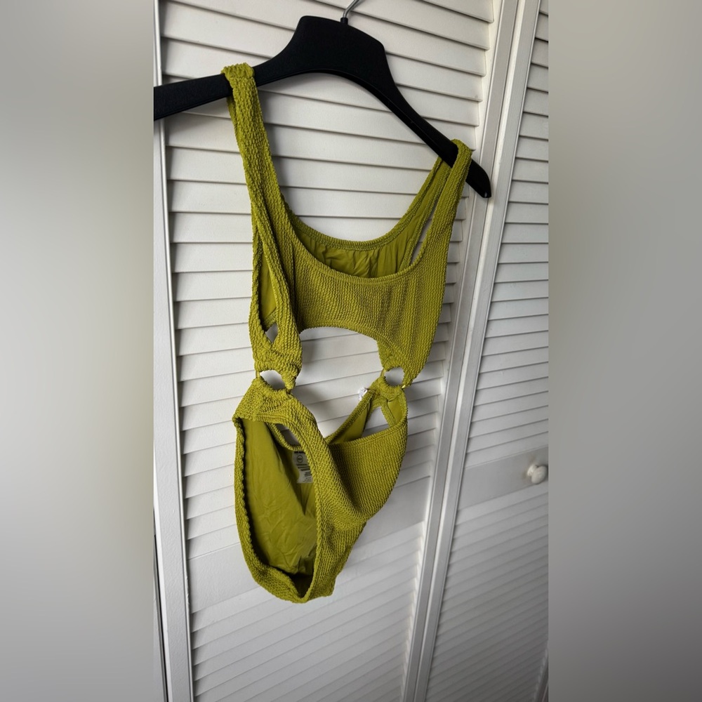 Good American Lime One-Piece Swimsuit